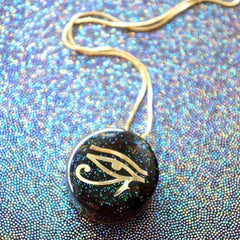 All-Seeing Horus Eye Awakening Orgonite Crystal Pendant