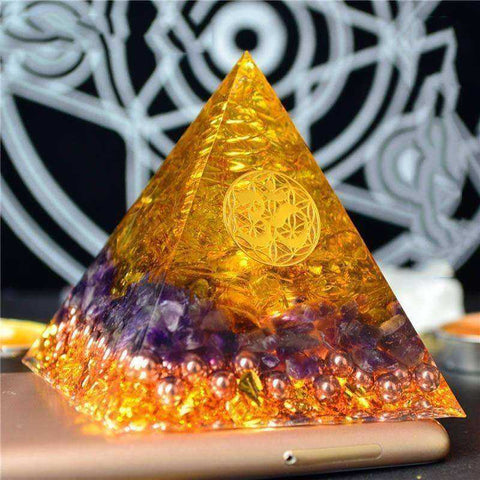 Image of Soothe The Soul Awakening Orgone Crystal Pyramid