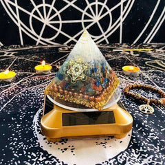 Beautiful Awakening Orgonite Crystal Pyramid