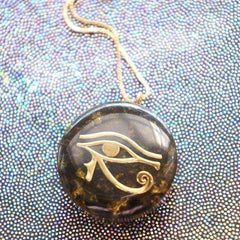 All-Seeing Horus Eye Awakening Orgonite Crystal Pendant