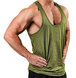Men's Plus Size Gym Clothing Muscle Sleeveless Tank Tops Shirt