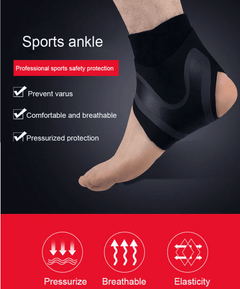Adjustable Elastic Ankle Sleeve Foot Bandage Anti-Sprain Support