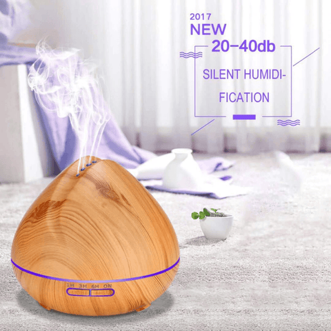 500ml Remote Control Air Aroma LED Ultrasonic Humidifier