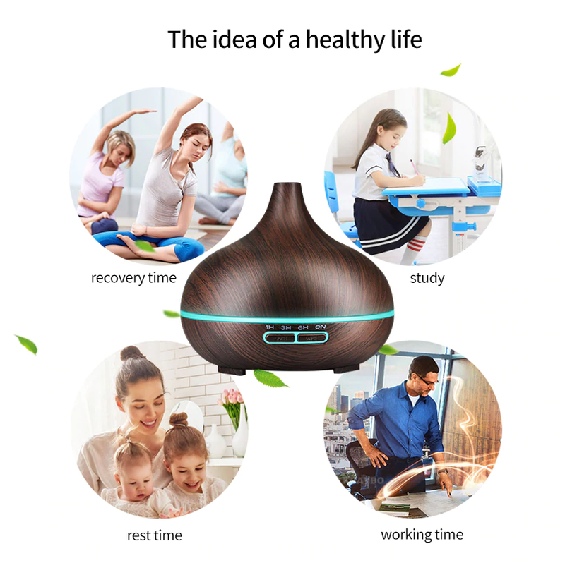 New 500ml Essential Oil Aroma Diffuser Mist Maker