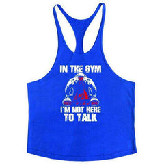 Men Anime Bodybuilding Cotton Stringer Tank Tops