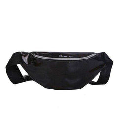 Holographic Waist Belt Bag Women Pink Silver Fanny Geometric Pack