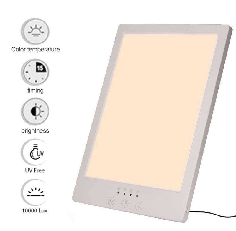 Stepless Dimming Sad Lamp Solar Light Touch Therapy
