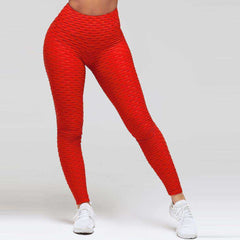 Women Standard Fold Push Up Ankle-Length Breathable Fitness Leggings