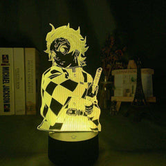 Acrylic Led Night Light Anime Demon Slayer Characters Figure