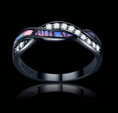 CZ Cross Vintage Wedding Ring For Women
