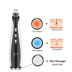 Blackhead Vacuum Suction and Light Photon Skin Care Rejuvenation