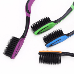 New 4 Pieces Charcoal Bamboo Toothbrush Dental Oral Care