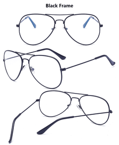 Aesthetic Aviator Blue Light Protecting Computer Glasses