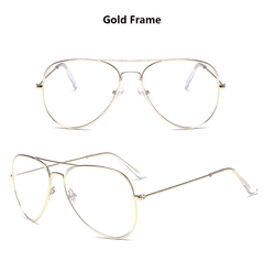 Aesthetic Aviator Blue Light Protecting Computer Glasses