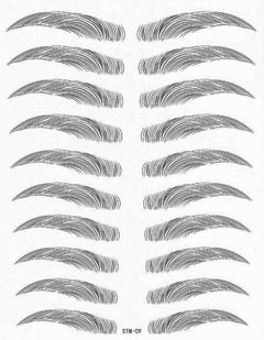 Magic False Eyebrows Tattoo Sticker