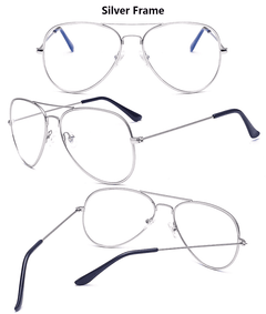 Aesthetic Aviator Blue Light Protecting Computer Glasses