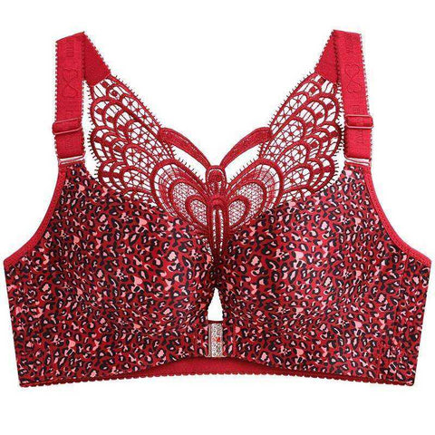 Image of Beautiful Butterfly Front Closure Aesthetic Bra