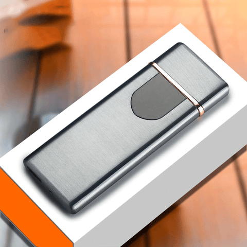 Image of Aesthetic Electric Windproof Electronic Ultra-thin USB Cigarette Lighter