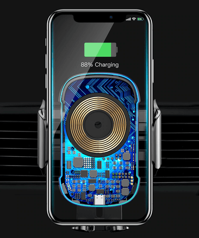 Image of New 2020 Aesthetic High Quality Car Wireless Charger With LED Charge Indicator