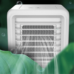 New Dual Tank Mini Portable Usb Air Conditioner Humidifier Purifier With 7 Color LED