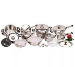 21 Piece Platinum Surgical Stainless Gourmet Set