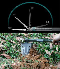 Outdoor Multi-purpose Survival Folding Military Shovel Garden Security Combination Tools