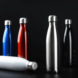 Double-Wall Insulated Vacuum Flask Stainless Steel Thermos Water Bottle