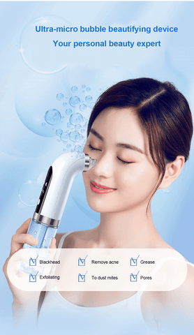Image of Electric Small Bubble Blackhead Remover Pore Vacuum Suction Cleaner