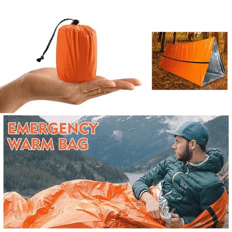 Outdoor Thermal Waterproof Mylar Emergency Blanket Sleeping Bag