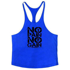 Men Anime Bodybuilding Cotton Stringer Tank Tops