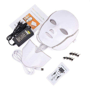 Anti Aging 7 Colour Led Mask Facial Rejuvenation Repair Led Photon Therapy Machine Kit