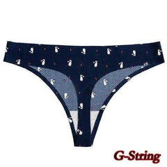 Sexy Seamless Flowers Print Slip Breathable Underwear For Women - AWAKENING AESTHETICS