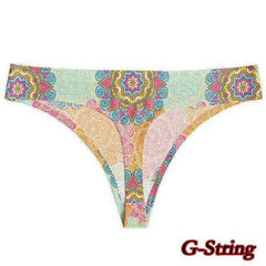 Sexy Seamless Flowers Print Slip Breathable Underwear For Women - AWAKENING AESTHETICS