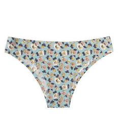 Sexy Seamless Flowers Print Slip Breathable Underwear For Women - AWAKENING AESTHETICS
