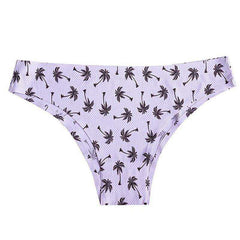 Sexy Seamless Flowers Print Slip Breathable Underwear For Women - AWAKENING AESTHETICS