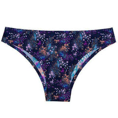 Sexy Seamless Flowers Print Slip Breathable Underwear For Women - AWAKENING AESTHETICS