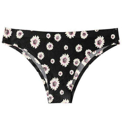 Sexy Seamless Flowers Print Slip Breathable Underwear For Women - AWAKENING AESTHETICS