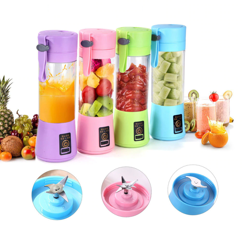 Aesthetic 380ml Handheld Bottle Blender Mixer Mini Juicer Machine