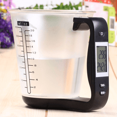 Aesthetic Multifunctional Digital Temperature Liquid Measuring Scale Cups
