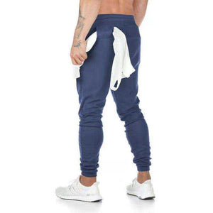 Men Gyms Workout Fitness Cotton Pants