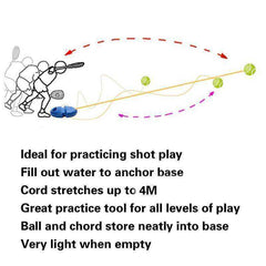 Tennis Ball Sport Rebound Ball With Tennis Trainer Baseboard Sparring Device