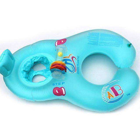 Image of Swimming - Inflatable Baby & Mother Swimming Ring