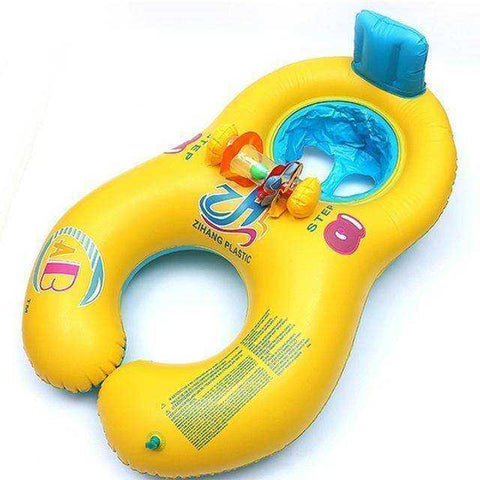 Image of Swimming - Inflatable Baby & Mother Swimming Ring