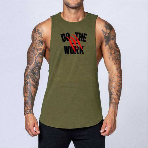 Image of Workout Mens Tank Top Vest Muscle Sleeveless Shirt Stringer Bodybuilding Singlets