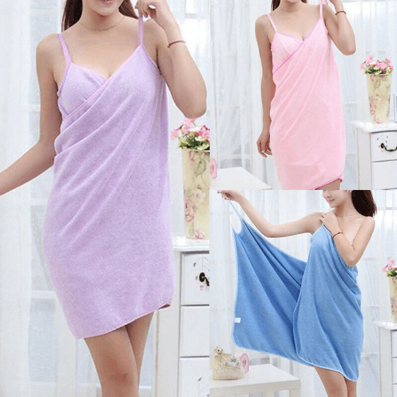 Multi-functional Towel Fast Drying Women Bath Robes