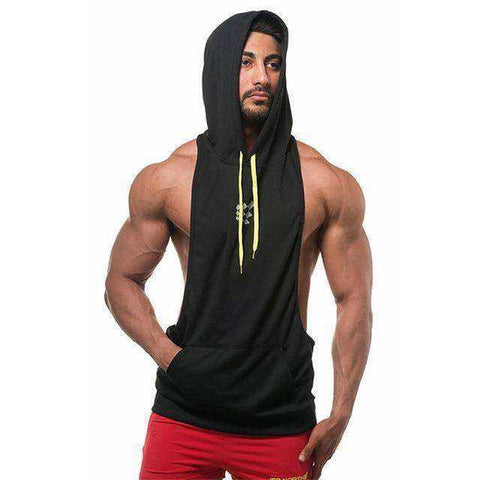 Image of Gym North Summer Aesthetic Bodybuilding Hooded Tank Top