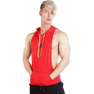 Gym North Summer Aesthetic Bodybuilding Hooded Tank Top