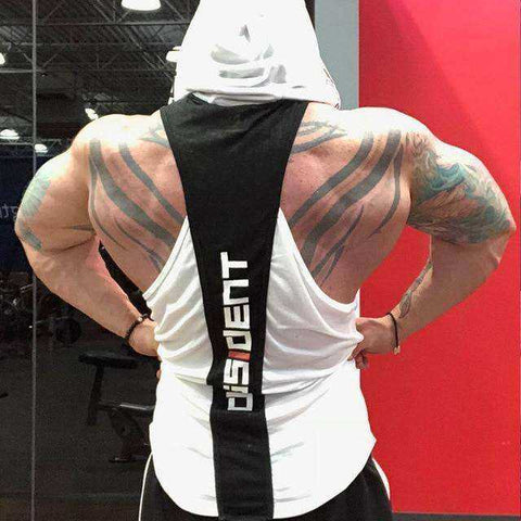 Image of Dissident Aesthetic Bodybuilding Tank Top Hoody