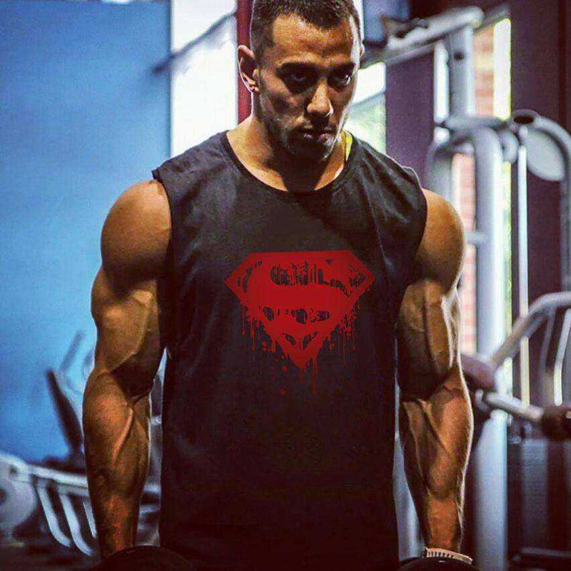 New Superman Aesthetic Bodybuilding Tank Top
