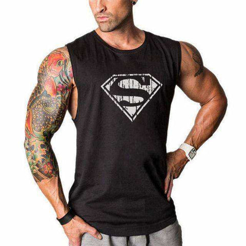 Image of New Superman Aesthetic Bodybuilding Tank Top